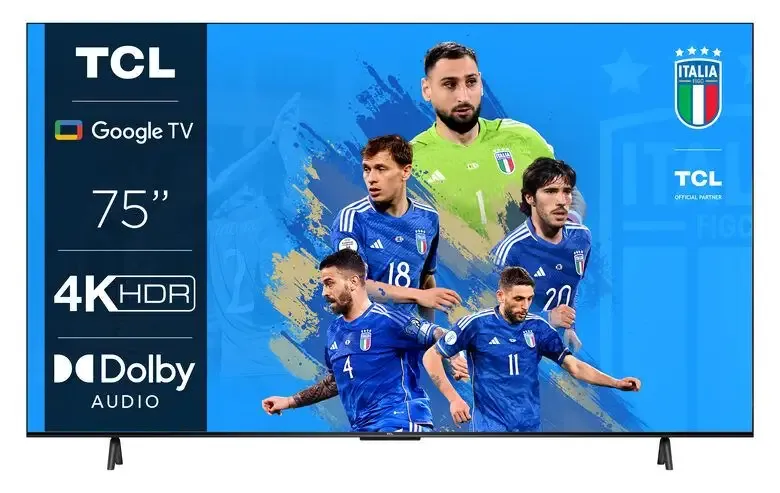 TCL 75P635 Televisione Smart TV 75 Pollici Led 4K Ultra Hd Dolby Audio Google TV Serie P63 Offerta Speciale