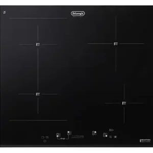 De’Longhi PIN 65 TC piano cottura Nero Da incasso 58 cm Piano cottura a induzione 4 Fornello(i) Ultime Pezzi