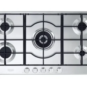 Nuovo Arrivo De’Longhi SLF 590 LX Acciaio inossidabile Da incasso 90 cm Gas 5 Fornello(i)