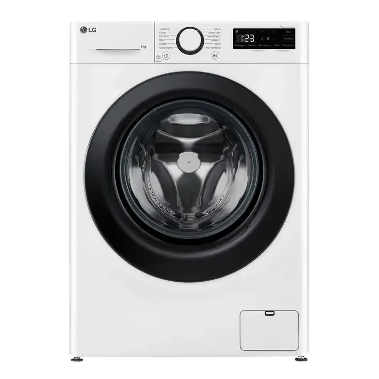 Solo Oggi LG F4R3009NNWB Lavatrice 9kg AI DD, Classe A-10%, 1400 giri, Lavaggio con AI
