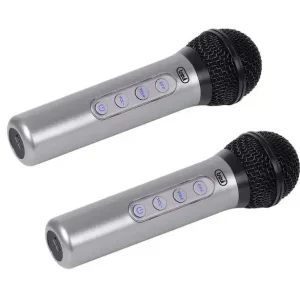 Trevi EM 415 R Nero, Argento Microfono per karaoke Ultimissimo Modello