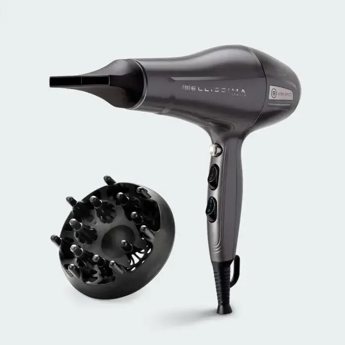 Bellissima 11859 asciuga capelli 2200 W Grigio, Argento Scelto Dai Clienti