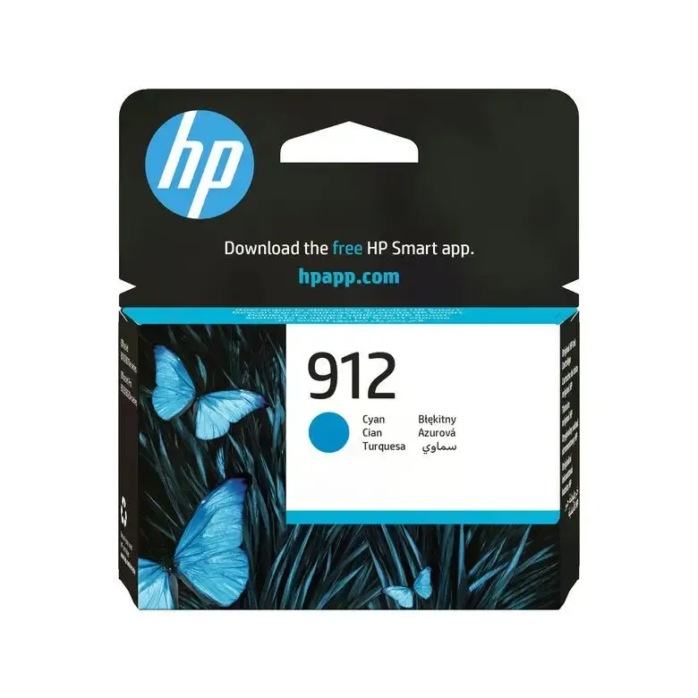 Subito Disponibile HP Cartuccia di inchiostro ciano originale 912