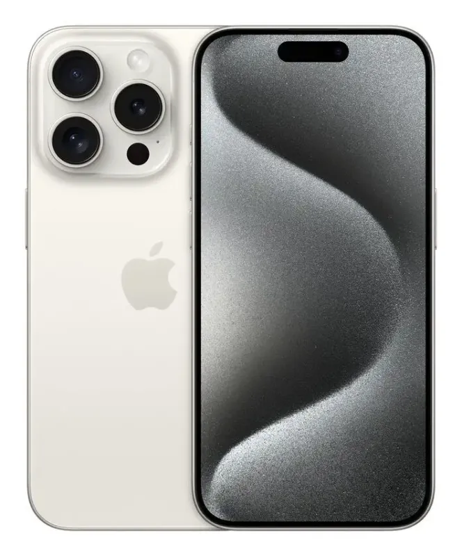 Consegna Rapida Apple iPhone 15 Pro 256GB Titanio Bianco