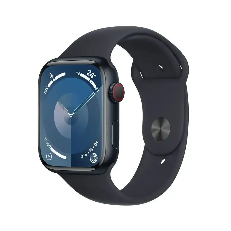 Apple Watch Series 9 GPS + Cellular Cassa 45mm in Alluminio Mezzanotte con Cinturino Sport Mezzanotte - M/L Prezzo Scontato