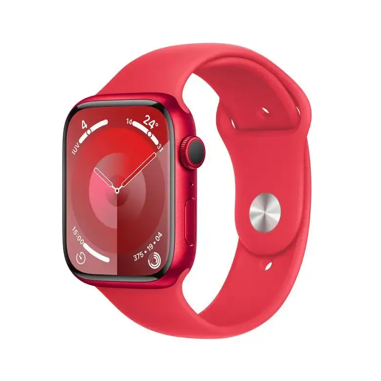 Apple Watch Series 9 GPS Cassa 45m in Alluminio (PRODUCT)RED con Cinturino Sport Band (PRODUCT)RED - M/L Offerta Lampo