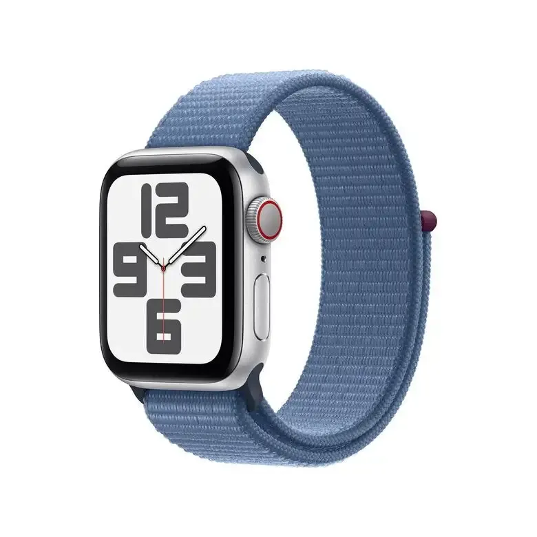 Offerta Del Giorno Apple Watch SE GPS + Cellular Cassa 40mm in Alluminio con Cinturino Sport Loop Blu Inverno