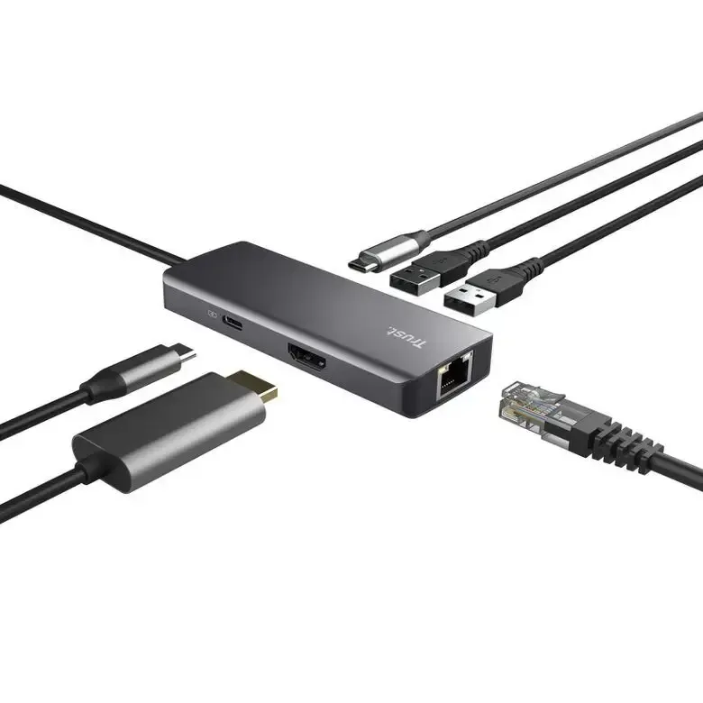 Miglior Prezzo Trust Dalyx USB tipo-C 1000 Mbit/s Argento