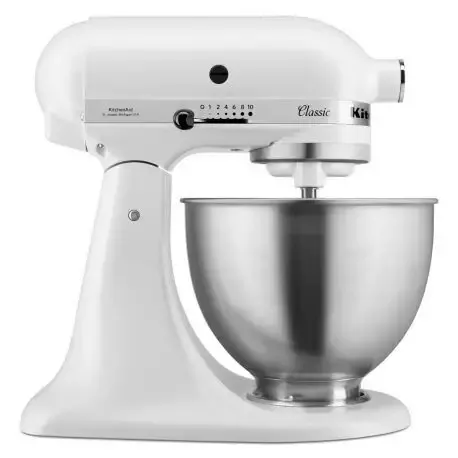 Spedizione Espresso KitchenAid 5K45SSEFW sbattitore Sbattitore con base 250 W Bianco