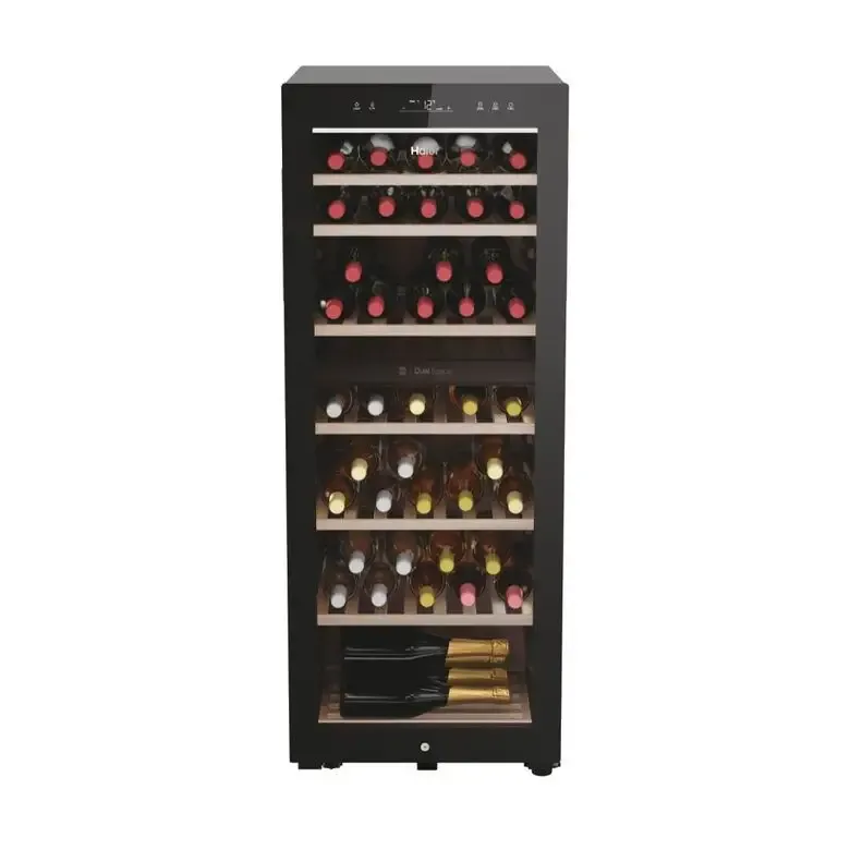 Haier Wine Bank 50 Serie 7 HWS77GDAU1 Cantinetta vino con compressore Libera installazione Nero 77 bottiglia/bottiglie Ordina Subito