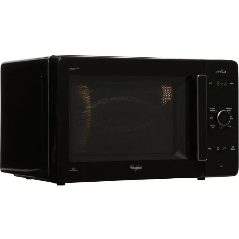 Offerta Limitata Whirlpool JC 218 BL Superficie piana Microonde con grill 30 L 1000 W Nero