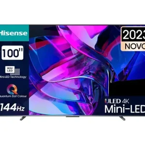 Hisense 100U7KQ TV 2,54 m (100") 4K Ultra HD Smart TV Wi-Fi Nero Compra Adesso