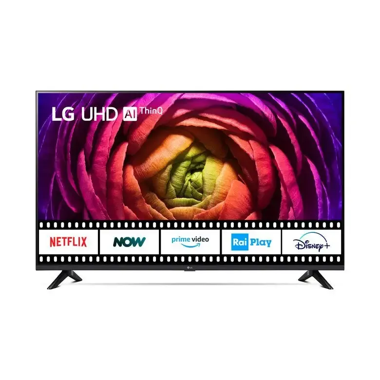 LG UHD 65UR73006LA.APIQ TV 165,1 cm (65") 4K Ultra HD Smart TV Wi-Fi Nero Consegna Rapida