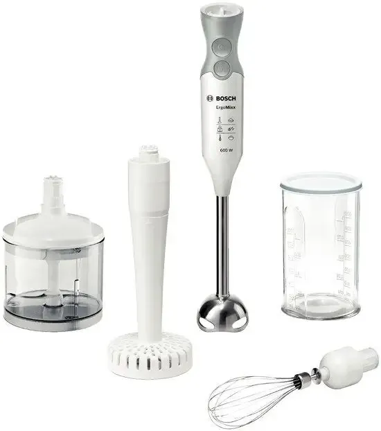 Reso Gratuito Bosch MSM66155 frullatore Frullatore ad immersione 600 W Grigio, Bianco