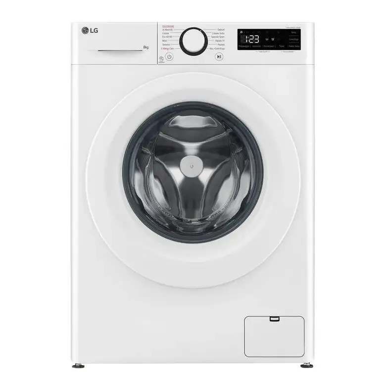 Spedito Oggi LG F2R3S08NSWW Lavatrice 8kg AI DD, Classe A-10%, 1200 giri, Vapore, AI Wash