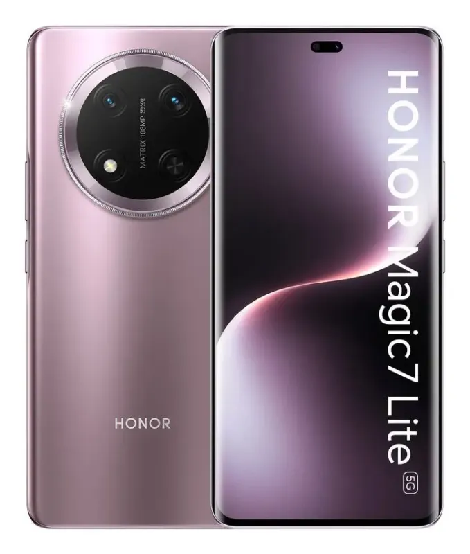 Spedito Oggi Honor Magic7 Lite 17,2 cm (6.78") Android 14 5G USB tipo-C 8 GB 512 GB 6600 mAh Viola
