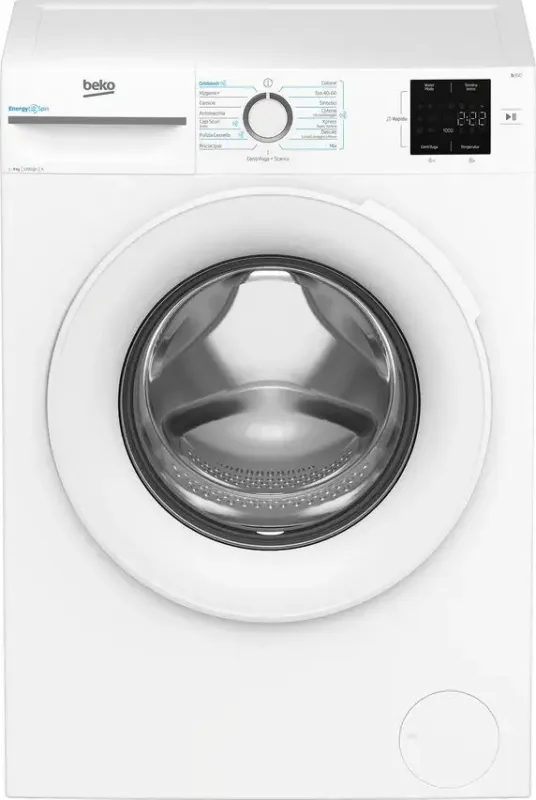 Pagamento Sicuro Beko BMWU3921W Lavatrice EnergySpin 9kg, Classe A, 1200giri