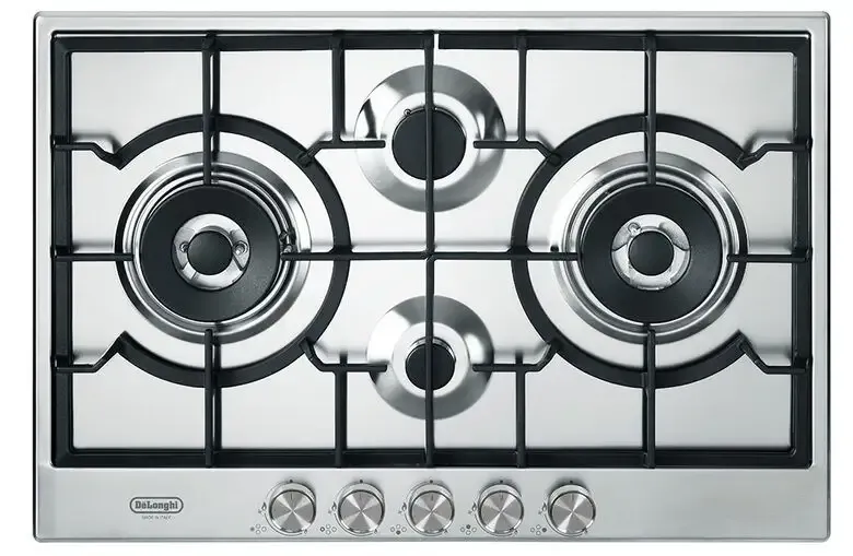 Direttamente Dal Produttore De’Longhi NSL 475 X piano cottura Acciaio inox Da incasso 75 cm Gas 4 Fornello(i)