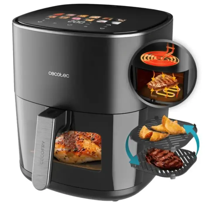 Cecofry&Grill Duoheat 6500 Friggitrice ad aria con doppia resistenza 6,5 litri 2200 W Ordina Subito