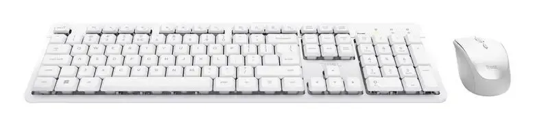 Professionale Trust Ody II tastiera Mouse incluso Casa/ufficio RF Wireless Italiano Bianco