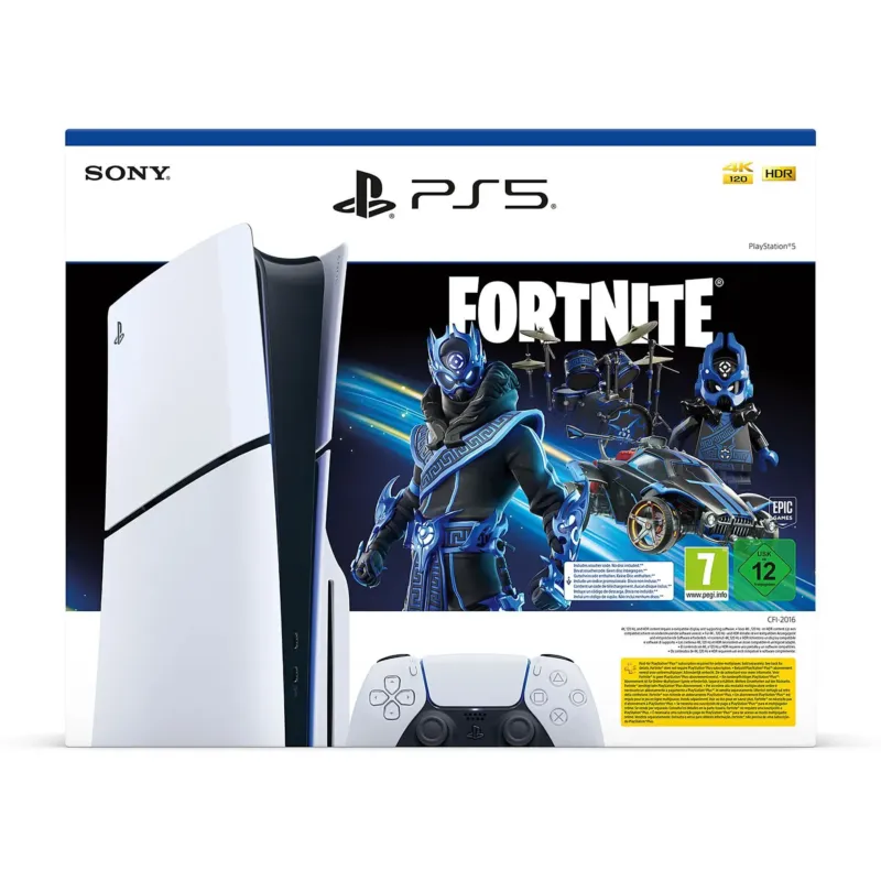 Super Prezzo Sony Playstation 5 Slim Fortnite 1 TB Wi-Fi Nero, Bianco