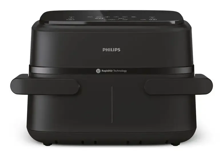 Philips Serie 1000 Airfryer con cestello flexi/doppio, friggitrice ad aria da 7.1L, 10 metodi di cottura, App per ricette NA150/00 Promozione Esclusiva