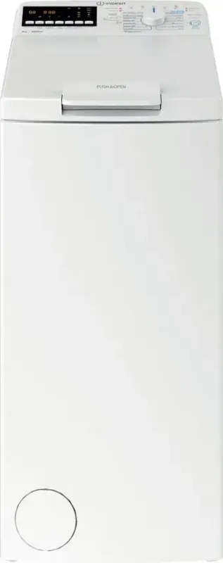 Novità Indesit BTW S6261P IT Lavatrice A Carica Dall‘alto Libera Installazione 6 Kg, 1200 Giri, Turn&Go, Motore Inverter, Classe A, Bianco