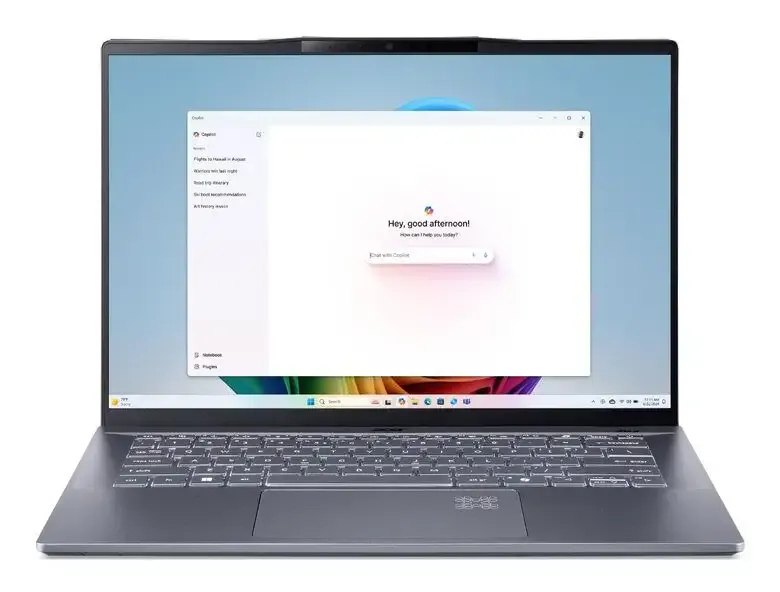 Acer Swift 14 AI SF14-11-X9TF Qualcomm Snapdragon Computer portatile 36,8 cm (14.5") WQXGA 16 GB LPDDR5x-SDRAM 1 TB SSD Wi-Fi 7 (802.11be) Windows 11 Home Argento Offerta Speciale