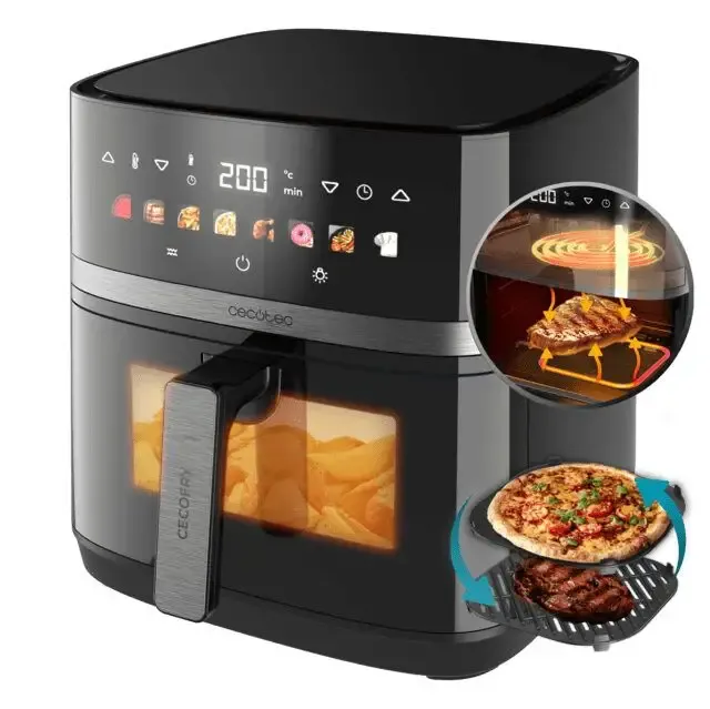 Cecotec Cecofry&Grill Duoheat 8000 Singolo 8 L Indipendente 2200 W Friggitrice ad aria calda Nero Compra Adesso