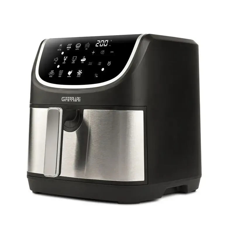 Più Venduto G3 Ferrari G10191 Singolo 8 L 2200 W Friggitrice ad aria calda Nero, Acciaio inox
