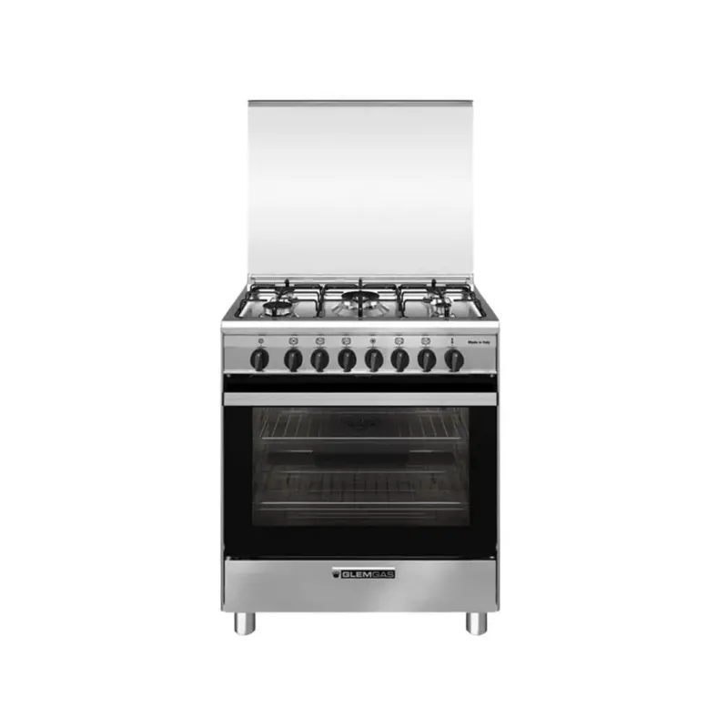 Nuovo Arrivo Glem Gas Cucina a Gas SA765MI6 Acciaio Inox 70X60 con Forno Ventilato CASSE A