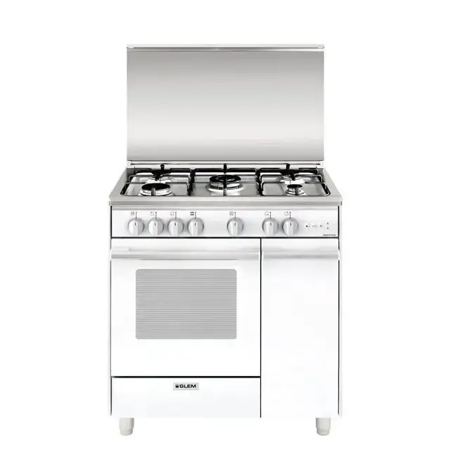 Glem Gas UQ855VX cucina Elettrico/Gas Bianco Professionale