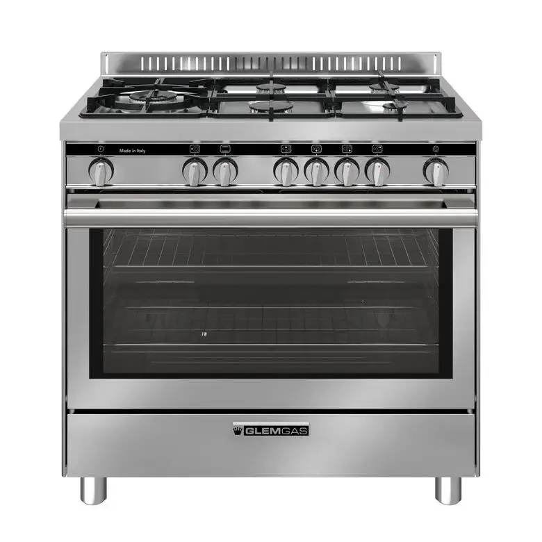 Glem Gas ST96TVI cucina Elettrico/Gas Acciaio inox Must-Have
