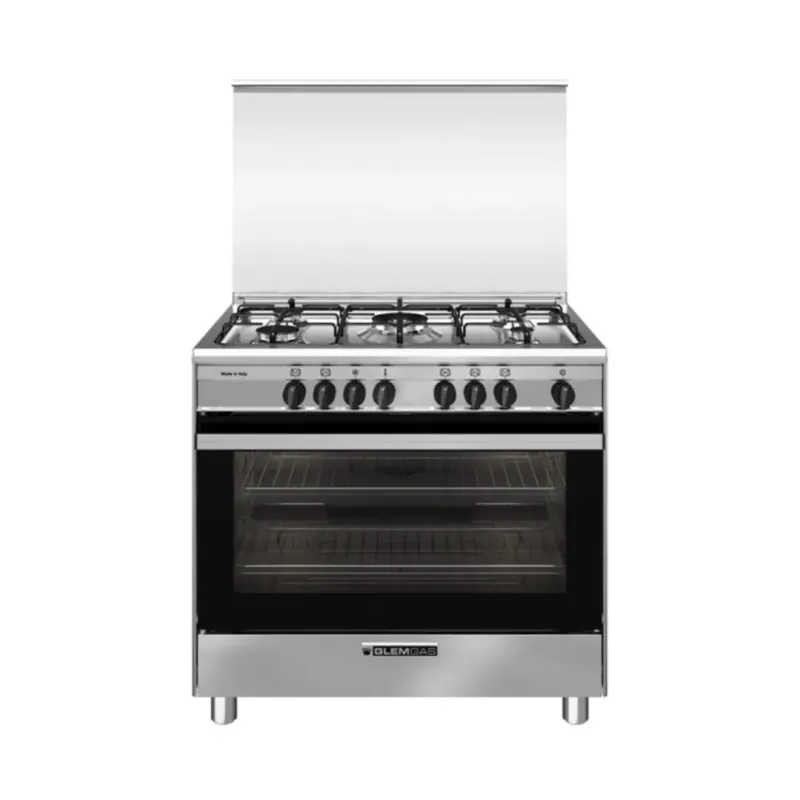 Compra Online Glem Gas SA965MI6 Cucina a Gas Acciaio Inox 90X60 con Forno Ventilato
