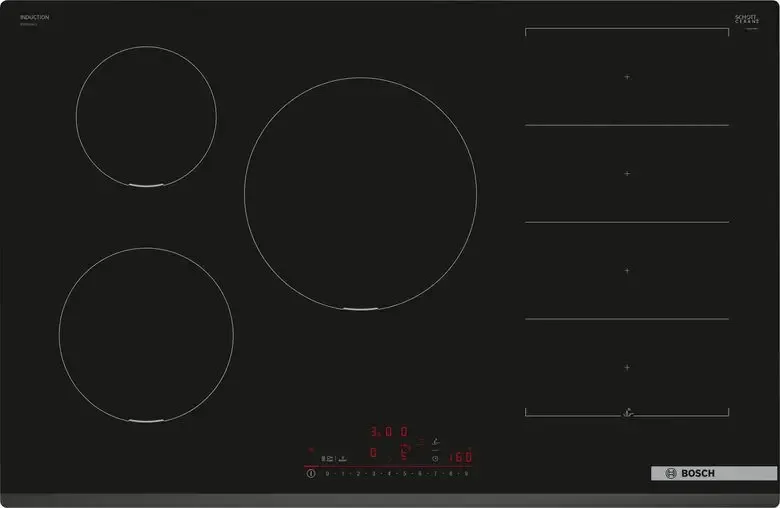 Bosch Serie 6 PXV831HC1E Piano cottura a induzione 80 cm Nero, senza profili Solo Oggi