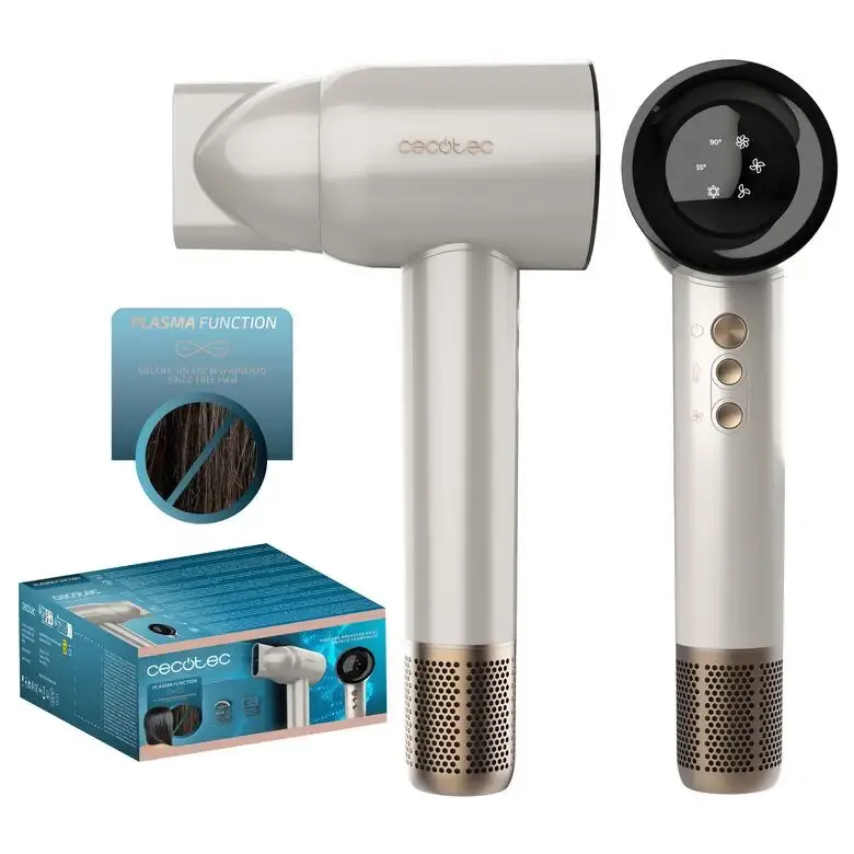 Solo Oggi Cecotec IoniCare RockStar Nano IonTech Champagne asciugacapelli 1600 W