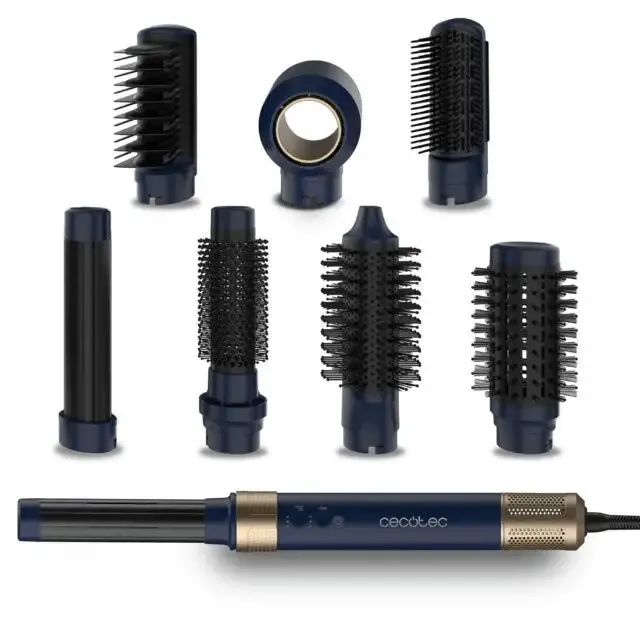 Di Tendenza Cecotec Bamba CeramicCare Spazzola modellante multifunzione 8 in 1 Multistyler Blu 1400 W 1,8 m