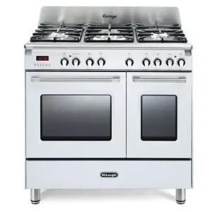 Esclusivo De’Longhi MEM 965T WX ED cucina Cucina freestanding Elettrico Gas Acciaio inox, Bianco