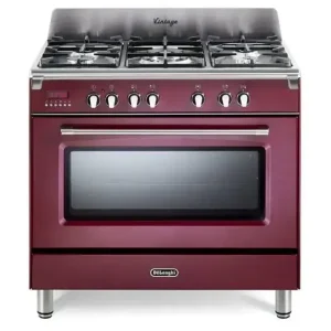 De’Longhi MEM 965 RX ED cucina Elettrico Gas Bordeaux, Acciaio inox Compra Oggi Stesso