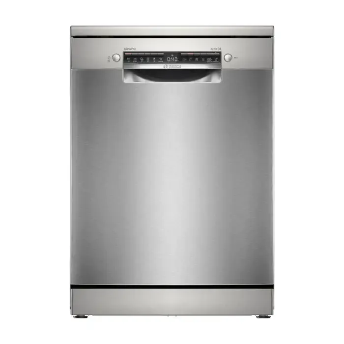Ultime Pezzi Bosch SMS4EVI08E Lavastoviglie 60cm Serie 4 libera installazione Acciaio spazzolato Anti-impronta 14 coperti (B)