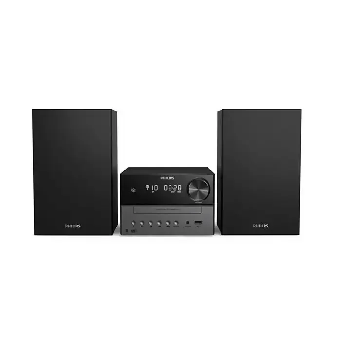 Philips TAM3505/12 Mini Hi-Fi audio Altoparlanti Bass Reflex DAB, DAB+ Nero, Grigio Promozione Esclusiva