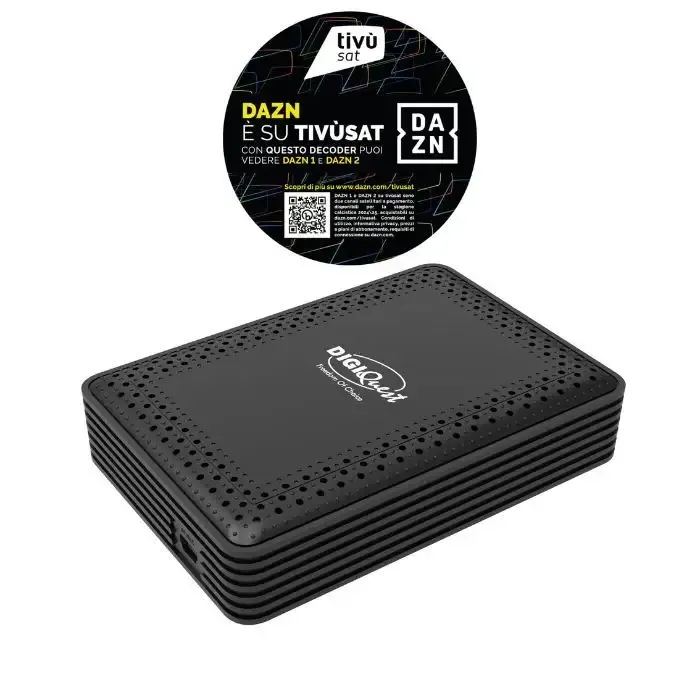 Professionale Digiquest Microsat Retro TV Decoder Satellitare Tivùsat