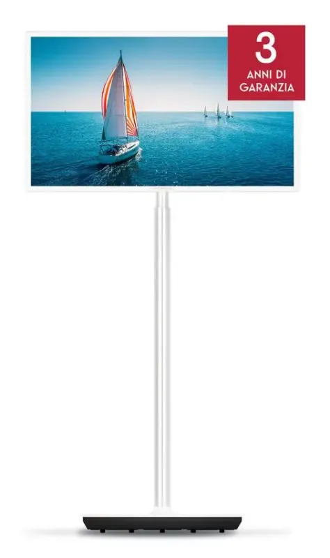 Thomson Go TV portatile 32 pollici bianco Smart TV Android batteria integrata 32HA4M44 Scelto Dai Clienti