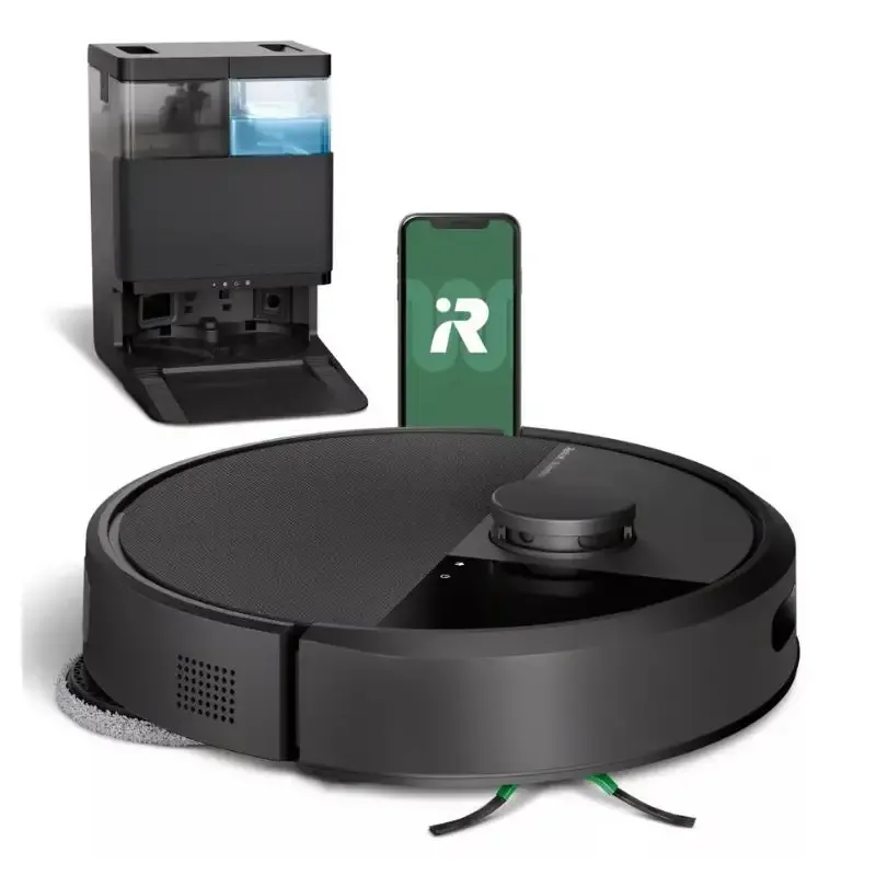 Prezzo Ridotto Roomba Irobot Plus 405 Combo con Stazione di Pulizia Lavaggio e Ricarica Robot Aspirapolvere 2-in-1 Lava e Aspira