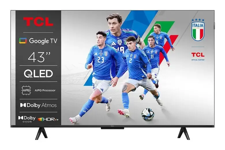 Nuovo Arrivo TCL P79K Serie Smart TV QLED 4K 43" 43P79K, Dolby Vision - Atmos, HDR10+, Google TV