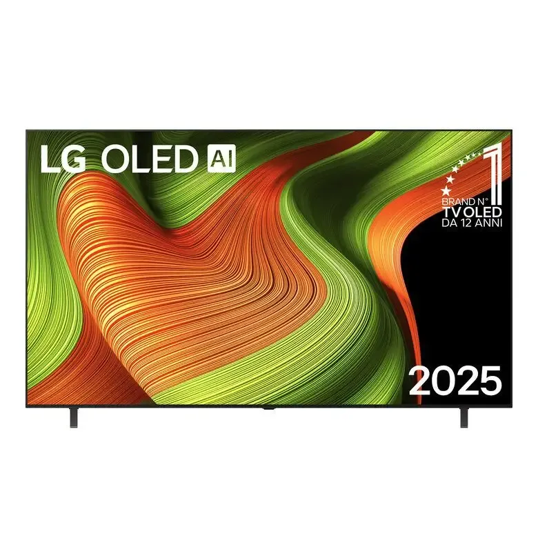 Popolare LG OLED AI OLED77B56LA TV Serie B5 77‘‘ 4K, α8 Gen2, Dolby Vision, 20W, 4 HDMI con VRR 120Hz, G-Sync, Smart TV WebOS 25