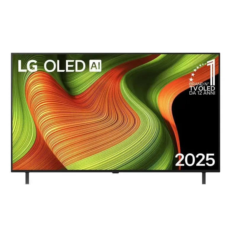 Promozione Esclusiva LG OLED AI OLED55B56LA TV Serie B5 55‘‘ 4K, α8 Gen2, Dolby Vision, 20W, 4 HDMI con VRR 120Hz, G-Sync, Smart TV WebOS 25