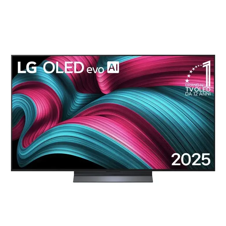 LG OLED evo AI OLED55C55LA TV Serie C5 55‘‘ 4K, α9 Gen8, Brightness Booster, 40W, 4 HDMI, VRR 144Hz, Smart TV WebOS 25 Compra Oggi Stesso
