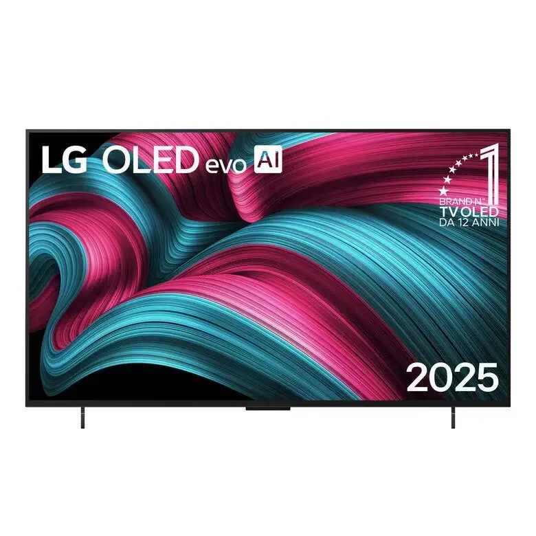 Non Perdere LG OLED evo AI OLED42C55LA TV Serie C5 42‘‘ 4K, α9 Gen8, Dolby Vision, 20W, 4 HDMI, VRR 144Hz, Smart TV WebOS 25