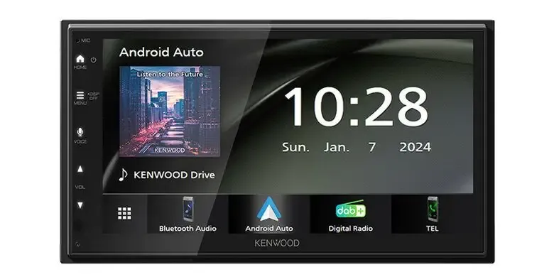 Kenwood DMX6523DABS Ricevitore multimediale per auto Nero Wi-Fi Bluetooth Saldi